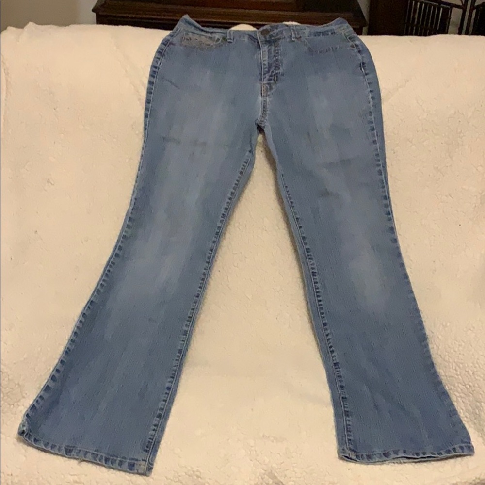 Blue jeans.